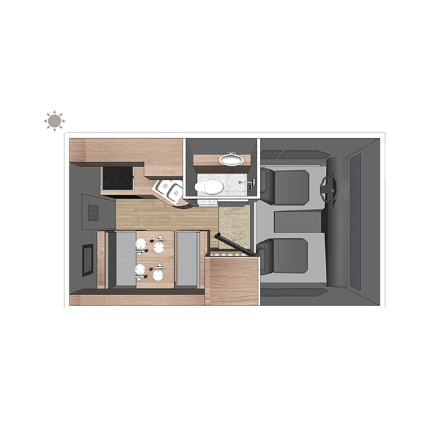 Truck Camper, , floor-plans-day image number 0